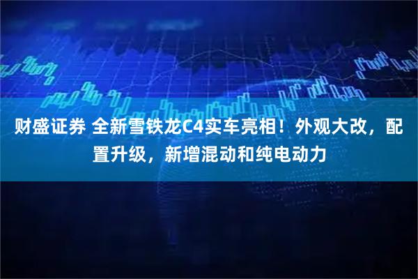 财盛证券 全新雪铁龙C4实车亮相！外观大改，配置升级，新增混动和纯电动力